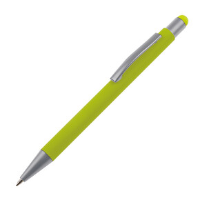 Metall Kugelschreiber mit Touch-Pen Salt Lake City,apfelgrün, A-Nr.: 093429 - 01