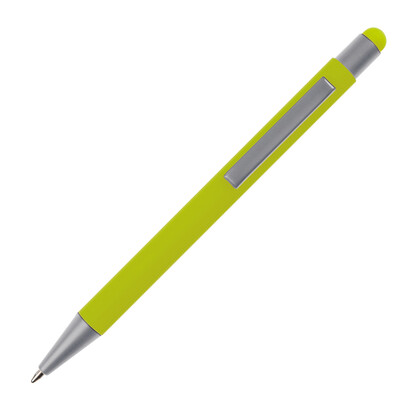 Metall Kugelschreiber mit Touch-Pen Salt Lake City,apfelgrün, A-Nr.: 093429 - 03