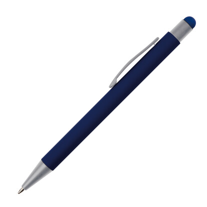 Metall Kugelschreiber mit Touch-Pen Salt Lake City,dunkelblau, A-Nr.: 093444 - 02