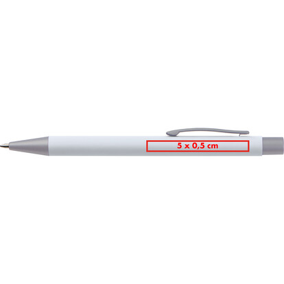 Metall Kugelschreiber Abu Dhabi,weiss, A-Nr.: 093506 - 04