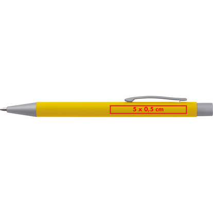 Metall Kugelschreiber Abu Dhabi,gelb, A-Nr.: 093508 - 04
