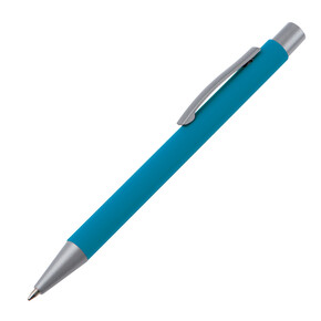 Metall Kugelschreiber Abu Dhabi,hellblau, A-Nr.: 093524 - 01 Metall Kugelschreiber Abu Dhabi,hellblau, A-Nr.: 093524 - 01