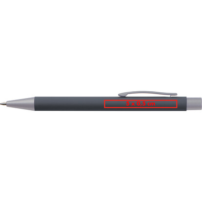 Metall Kugelschreiber Abu Dhabi,anthrazit, A-Nr.: 093577 - 04