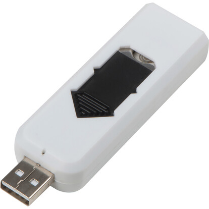 USB-Feuerzeug Bebington,weiss, A-Nr.: 097706 - 02