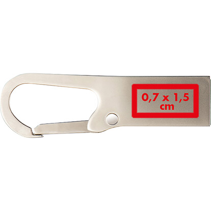 USB-Stick Las Cruces 8 GB,grau, A-Nr.: 099207 - 04