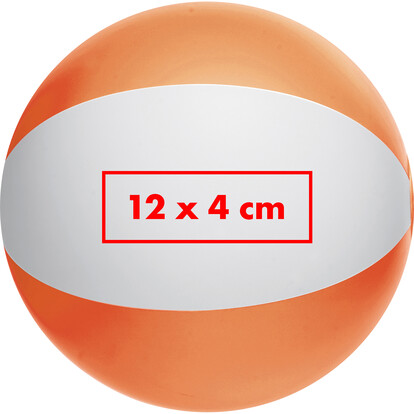 Bicolour Strandball Key West,orange, A-Nr.: 105110 - 03