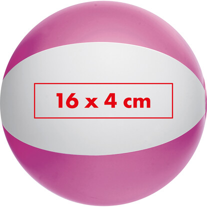Bicolour Strandball Key West,pink, A-Nr.: 105111 - 02