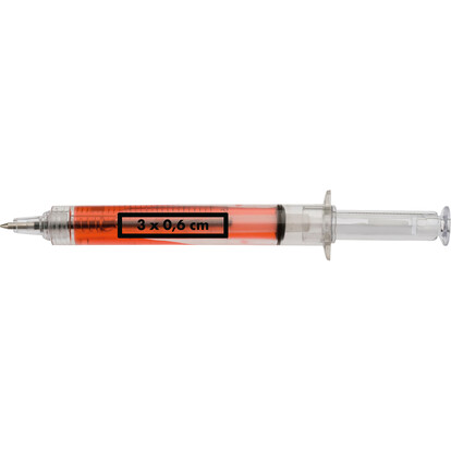 Kugelschreiber Injection 1,rot, A-Nr.: 108905 - 02
