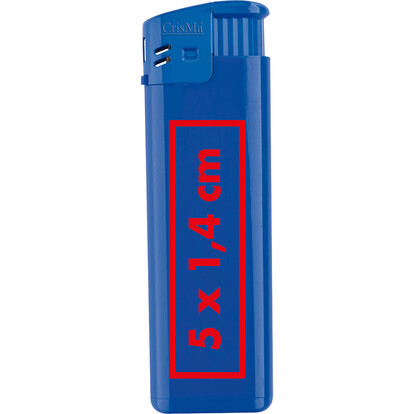 Elektronikfeuerzeug Lichtenstein,blau, A-Nr.: 110604 - 03