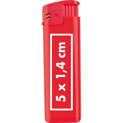 Elektronikfeuerzeug Lichtenstein,rot, A-Nr.: 110605 - 03