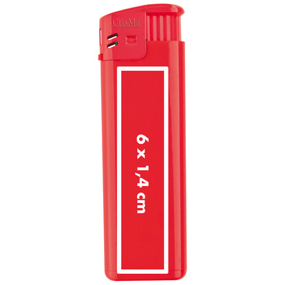 Elektronikfeuerzeug Lichtenstein,rot, A-Nr.: 110605 - 04