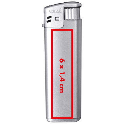 Elektronikfeuerzeug Lichtenstein,grau, A-Nr.: 110607 - 04