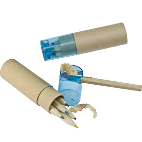 Holzbuntstifte Becky,blau, A-Nr.: 113204 - 01 Holzbuntstifte Becky,blau, A-Nr.: 113204 - 01