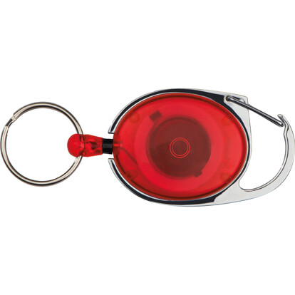Karabiner Ring und Clip Employee,rot, A-Nr.: 117105 - 02