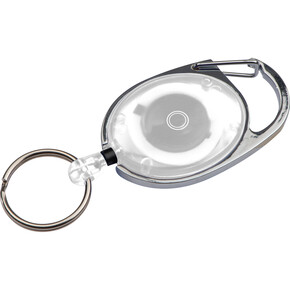 Karabiner Ring und Clip Employee,weiss, A-Nr.: 117106 - 01 Karabiner Ring und Clip Employee,weiss, A-Nr.: 117106 - 01