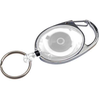 Karabiner Ring und Clip Employee,weiss, A-Nr.: 117106 - 01