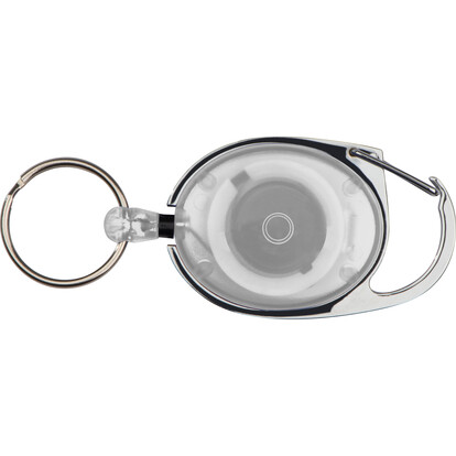 Karabiner Ring und Clip Employee,weiss, A-Nr.: 117106 - 02