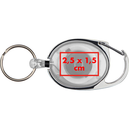 Karabiner Ring und Clip Employee,weiss, A-Nr.: 117106 - 05