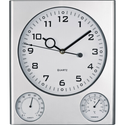 Wanduhr Den Haag,grau, A-Nr.: 121307 - 01