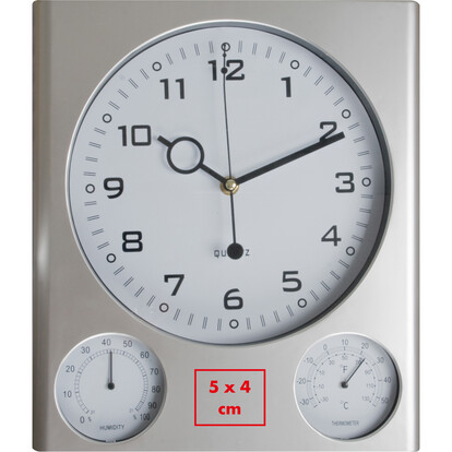 Wanduhr Den Haag,grau, A-Nr.: 121307 - 03
