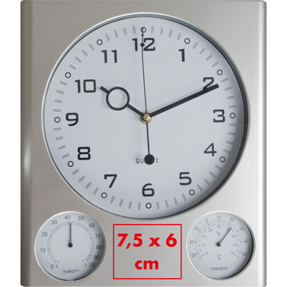 Wanduhr Den Haag,grau, A-Nr.: 121307 - 04