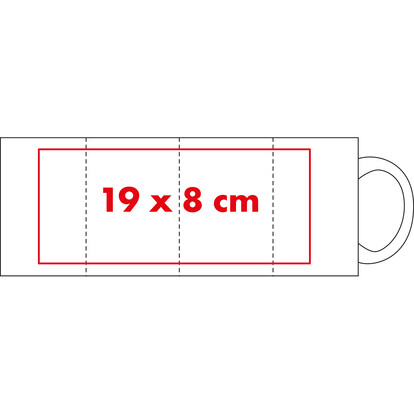 Sublimationstasse Vieste,weiss, A-Nr.: 127706 - 04