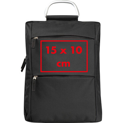 Laptoprucksack Chesterfield,schwarz, A-Nr.: 137703 - 04