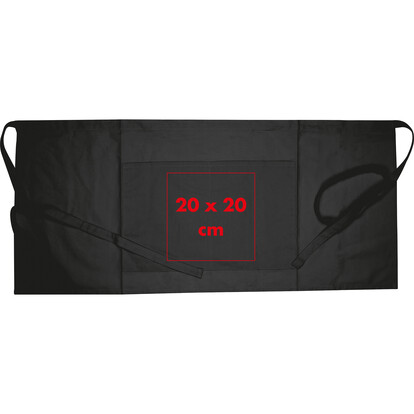 Baumwollschürze Koldby,schwarz, A-Nr.: 138103 - 05