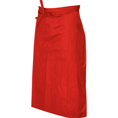 Baumwollschürze Mjolden,rot, A-Nr.: 138305 - 02