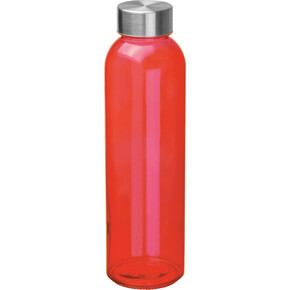 Glasflasche Indianapolis,rot, A-Nr.: 139405 - 01 Glasflasche Indianapolis,rot, A-Nr.: 139405 - 01