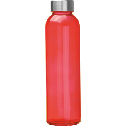 Glasflasche Indianapolis,rot, A-Nr.: 139405 - 02
