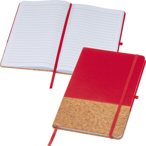 A5 Notizbuch Nantes,rot, A-Nr.: 139505 - 01 A5 Notizbuch Nantes,rot, A-Nr.: 139505 - 01