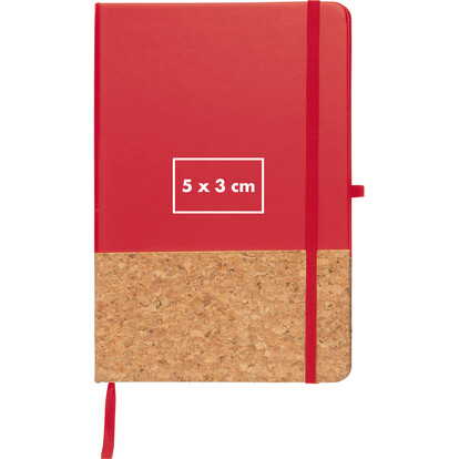 A5 Notizbuch Nantes,rot, A-Nr.: 139505 - 04