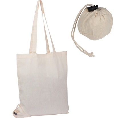 Verwandlungs-Baumwolltasche Kleholm,weiss, A-Nr.: 141106 - 01