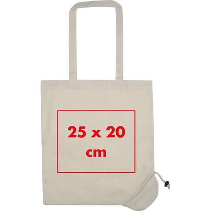 Verwandlungs-Baumwolltasche Kleholm,weiss, A-Nr.: 141106 - 05