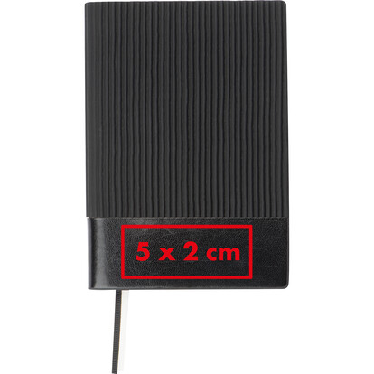 A6 Notizbuch Elverum,schwarz, A-Nr.: 143803 - 04