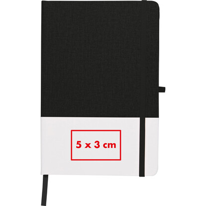 A5 Notizbuch Bardolino,schwarz, A-Nr.: 144503 - 04
