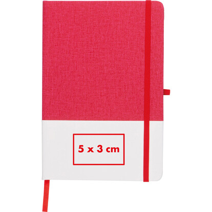 A5 Notizbuch Bardolino,rot, A-Nr.: 144505 - 04