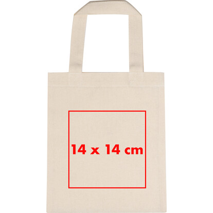 Mini Baumwolltasche Bordelum,weiss, A-Nr.: 148606 - 04