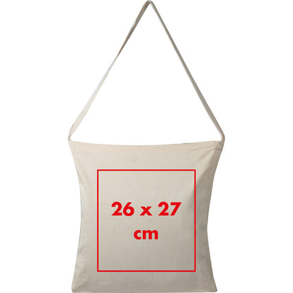 Baumwolltasche mit Canvasgurt Lehbek,weiss, A-Nr.: 148706 - 04