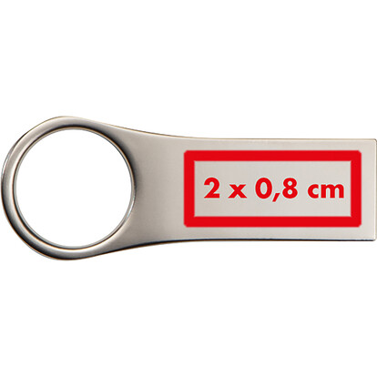 USB-Stick Spa 8GB,grau, A-Nr.: 149307 - 03