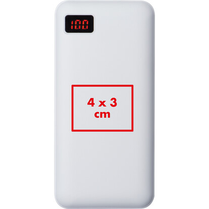 Powerbank 20.000mAh Cracow,weiss, A-Nr.: 149806 - 04