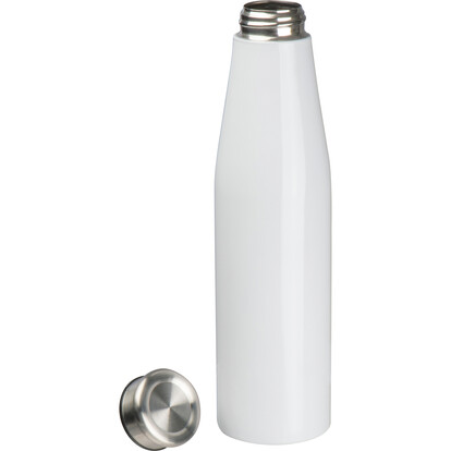 Metall Trinkflasche San Marino,weiss, A-Nr.: 151406 - 02