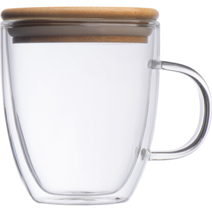 Doppelwandige Glastasse Gerthe,transparent, A-Nr.: 153766 - 02