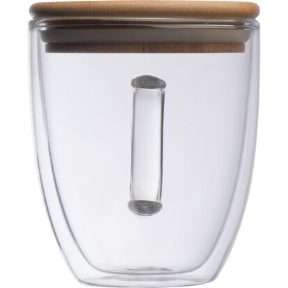 Doppelwandige Glastasse Gerthe,transparent, A-Nr.: 153766 - 03