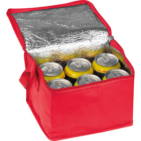 Non Woven-Kühltasche Nieby,rot, A-Nr.: 154205 - 01 Non Woven-Kühltasche Nieby,rot, A-Nr.: 154205 - 01