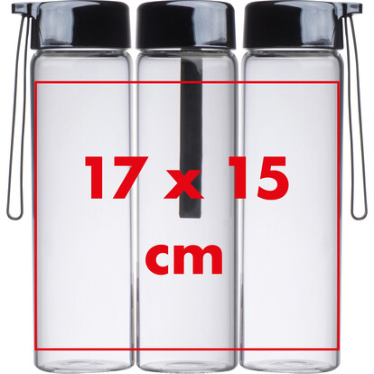 Glasflasche Sevilla,transparent, A-Nr.: 154366 - 05