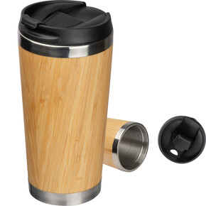 Isolierbecher Bamboogarden,beige, A-Nr.: 156413 - 01 Isolierbecher Bamboogarden,beige, A-Nr.: 156413 - 01