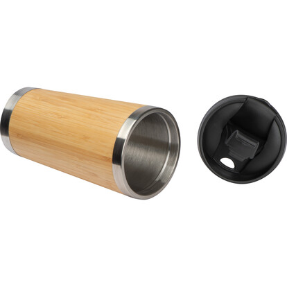 Isolierbecher Bamboogarden,beige, A-Nr.: 156413 - 03