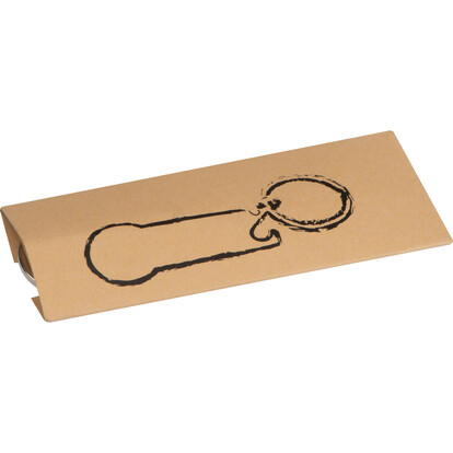 Schlüsselanhänger mit Einkaufschip Stickit,schwarz, A-Nr.: 158303 - 03